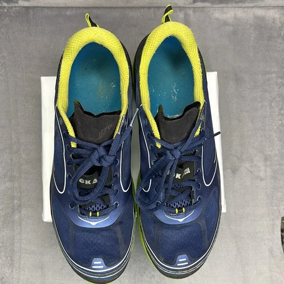 🔥🔥🔥 Hoka One One Conquest Men's Running Shoes Blue Size: 11.5🔥🔥🔥