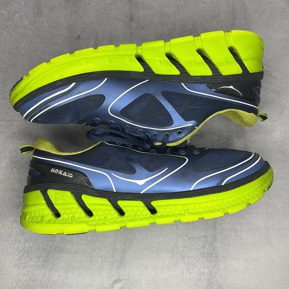🔥🔥🔥 Hoka One One Conquest Men's Running Shoes Blue Size: 11.5🔥🔥🔥