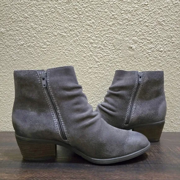 🆕️ Josef Seibel Women's Daphne 50‎ Asphalt Gray Suede Ankle Boot Size 37 (6.5)