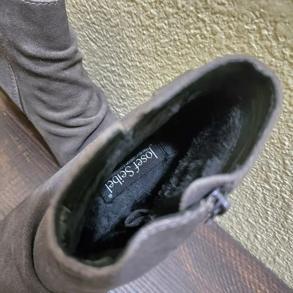 🆕️ Josef Seibel Women's Daphne 50‎ Asphalt Gray Suede Ankle Boot Size 37 (6.5)