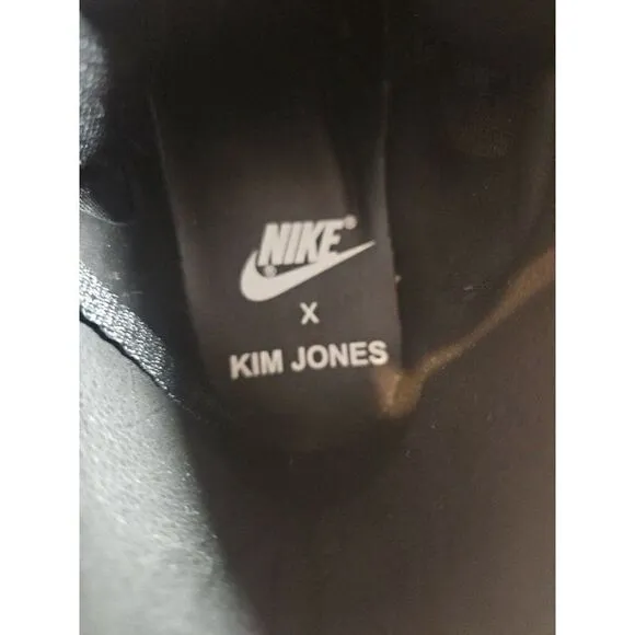 ☆ Nike Air Max 360 High x Kim Jones Triple Black Hi-tops  Shoes Men's Size 8.5