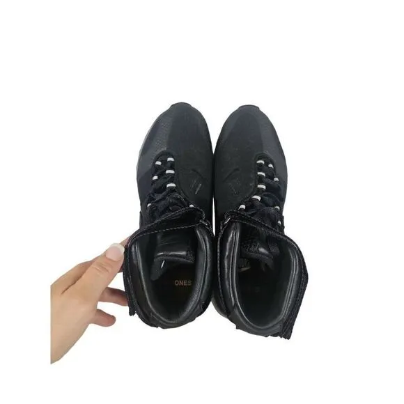 ☆ Nike Air Max 360 High x Kim Jones Triple Black Hi-tops  Shoes Men's Size 8.5