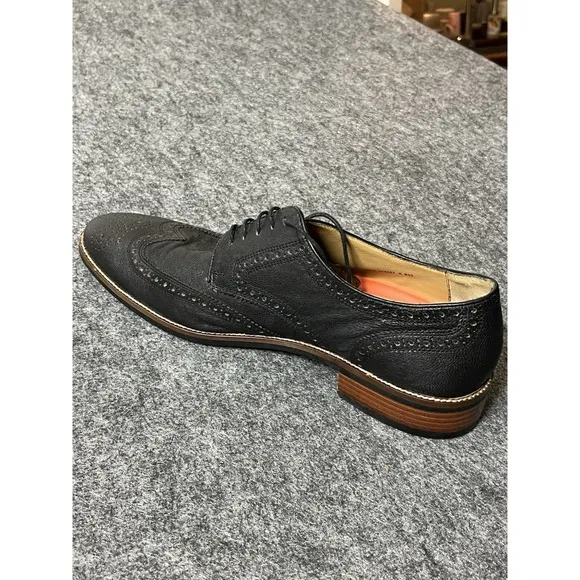 480-)Cole Haan C24112 Warren Black Wingtip Shoes Men Sz 8 M
