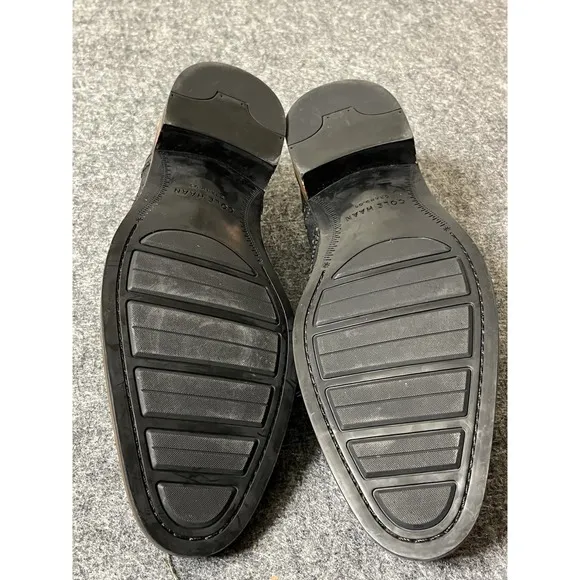 480-)Cole Haan C24112 Warren Black Wingtip Shoes Men Sz 8 M
