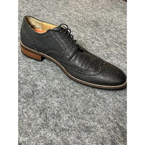 480-)Cole Haan C24112 Warren Black Wingtip Shoes Men Sz 8 M