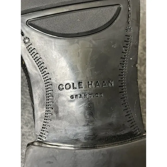 480-)Cole Haan C24112 Warren Black Wingtip Shoes Men Sz 8 M