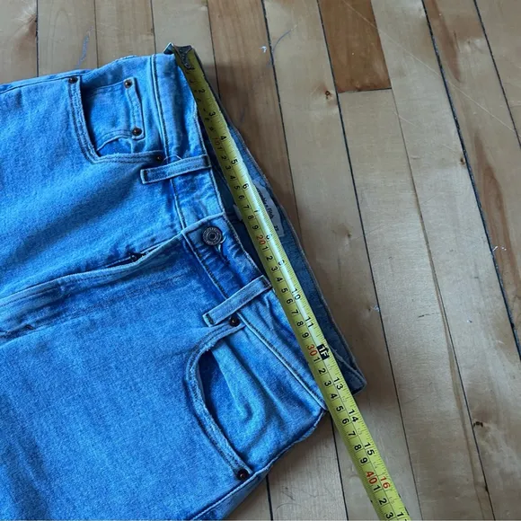 Abercrombie &amp; Fitch Sz 27L Curve Love The Ankle Straight Ultra High Rise Jeans