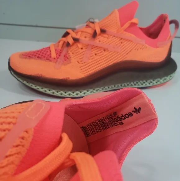 Adidas 4D Fusio Screaming Orange Prime knit Running Training shoes Men's 10.5