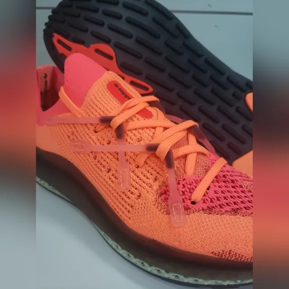 Adidas 4D Fusio Screaming Orange Prime knit Running Training shoes Men's 10.5