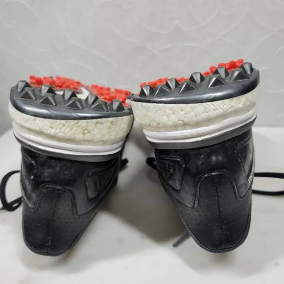Adidas Adipower Boost 2 Golf Shoes Mens 9 Black Lace Up Climaproof Athletic