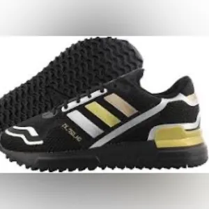 Adidas Big Kids' Originals ZX 750 Black gold size 5
