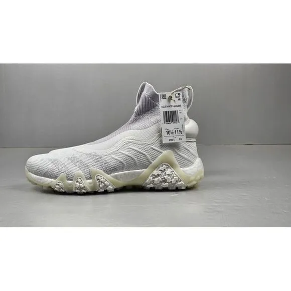 Adidas CODECHAOS Laceless Golf Shoes‎ Mens 10.5. Cloud White / Dash Grey