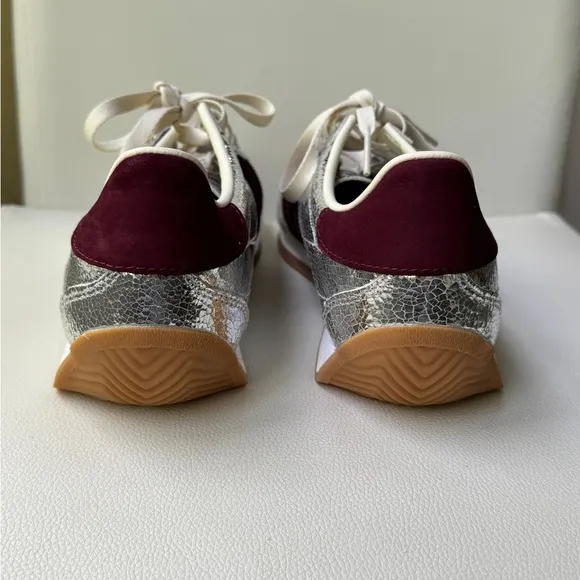 Adidas Country OG Metallic and Maroon Sneakers Retro Style