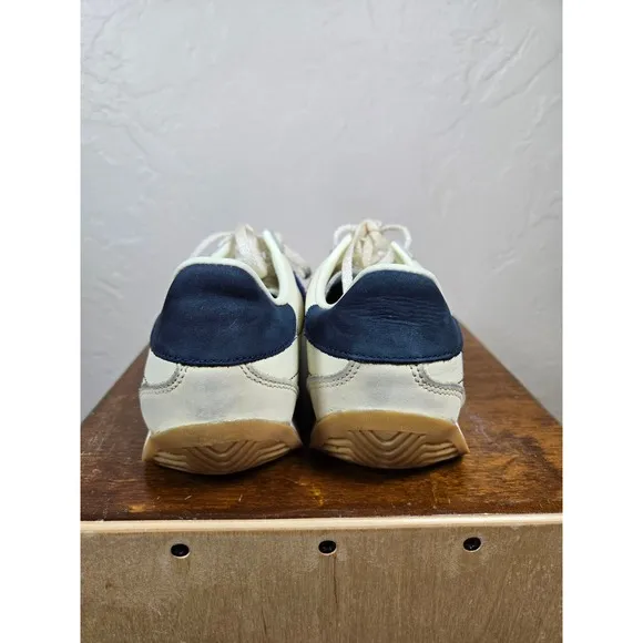 Adidas Country OG Sneakers Leather Shoes Cream Blue Mens 7.5 wmn 8.5