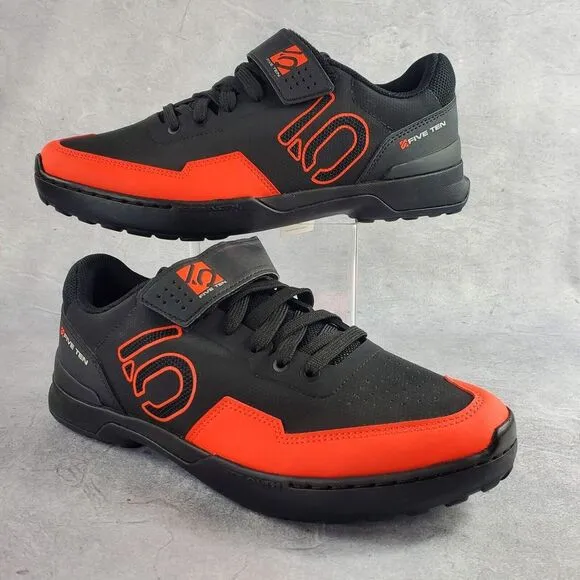 Adidas Five Ten Kestrel Lace Black/‎ Red Mountain Bike Shoes Men's - Size 7.5