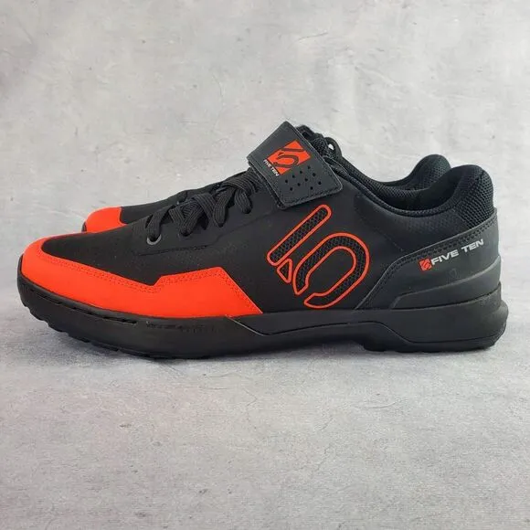 Adidas Five Ten Kestrel Lace Black/‎ Red Mountain Bike Shoes Men's - Size 7.5