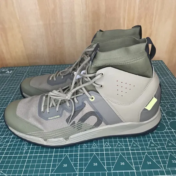 Adidas FIVE TEN Trailcross Mid Mens Pro Mountain Bike Shoes Size 14 GY5121 Green
