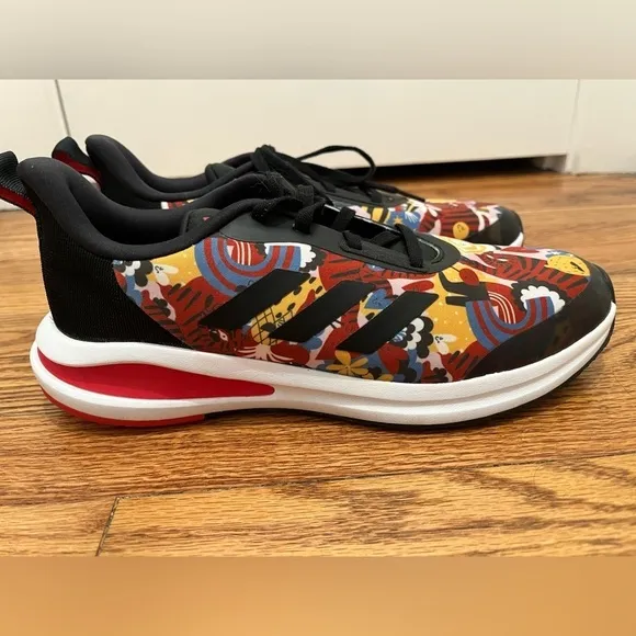 Adidas FortaRun Graphic Training Floral Shoes Size 7M/9W Laced Up