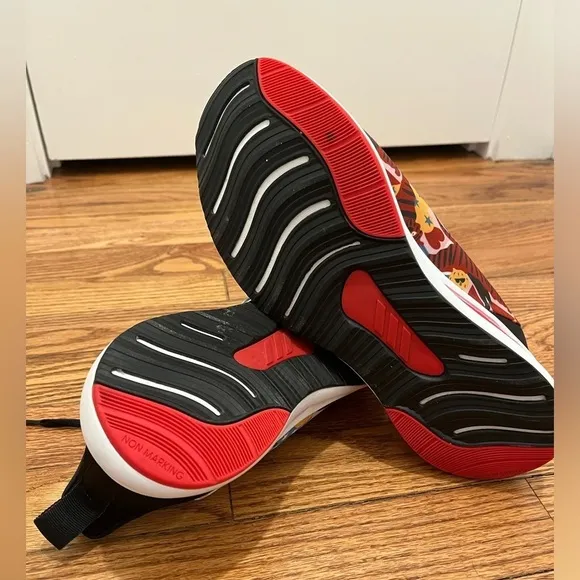 Adidas FortaRun Graphic Training Floral Shoes Size 7M/9W Laced Up