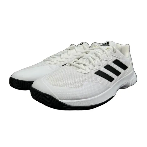 Adidas Gamecourt White Black Training Shoes GW2991 Men's Size 12