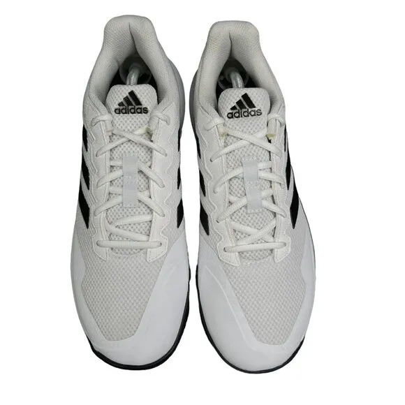 Adidas Gamecourt White Black Training Shoes GW2991 Men's Size 12