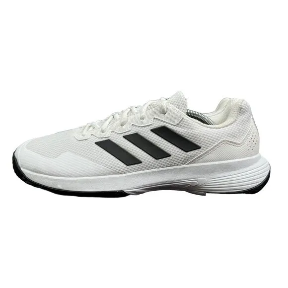 Adidas Gamecourt White Black Training Shoes GW2991 Men's Size 12