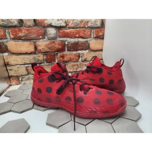 Adidas Harden Vol. 5 Futurenatural Red  Black Polka Dot H68595 Mens Sz 15