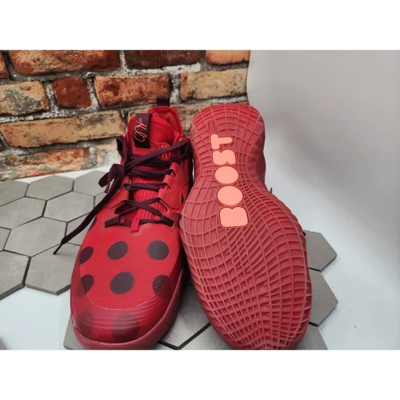 Adidas Harden Vol. 5 Futurenatural Red  Black Polka Dot H68595 Mens Sz 15