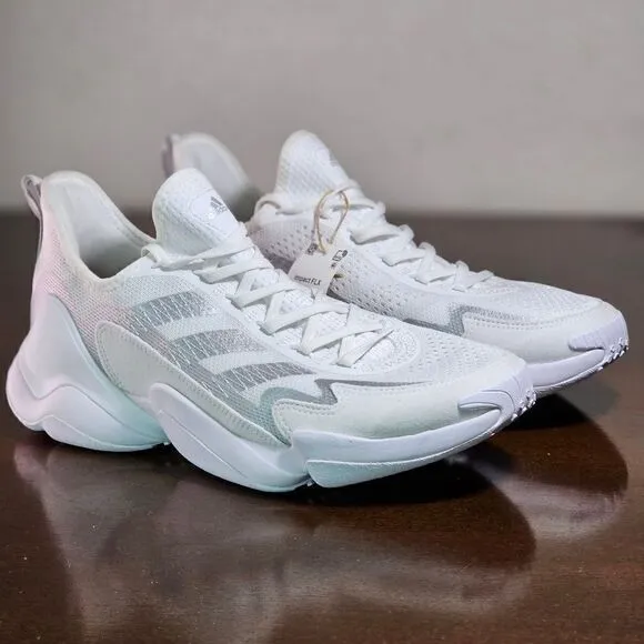 Adidas Impact FLX Training Gym Shoes White Silver Women's 11 GV6767 Weightlift