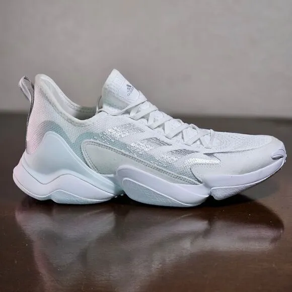 Adidas Impact FLX Training Gym Shoes White Silver Women's 11 GV6767 Weightlift