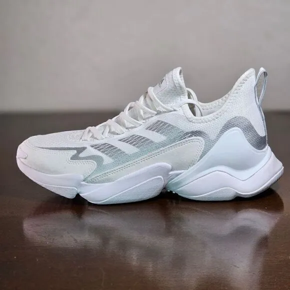 Adidas Impact FLX Training Gym Shoes White Silver Women's 11 GV6767 Weightlift