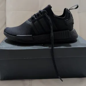 Adidas Kid's Black Sneakers-Originals Unisex-Child NMD_r1's