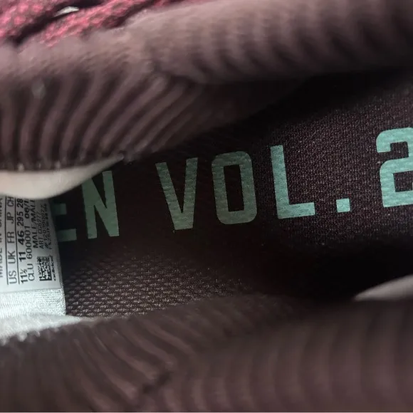 adidas Maroon and Mint Athletic Shoes