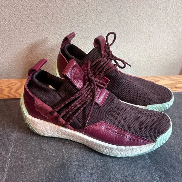 adidas Maroon and Mint Athletic Shoes