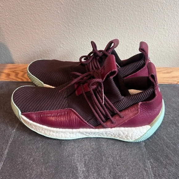 adidas Maroon and Mint Athletic Shoes