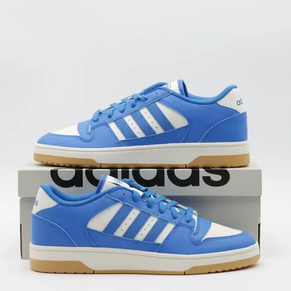 Adidas Mean's Break Start Everyday Comfortable Low Top Shoes Blue Size 11.5
