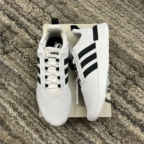 Adidas Men Cloudfoam Running Shoes Sz 9 1/2 | Adidas Racer TR21 Men Sneakers 9.5