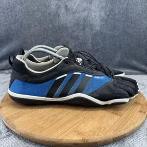 Adidas Mens Adipure Size 13 Shoes Blue Black Barefoot Minimalist Running