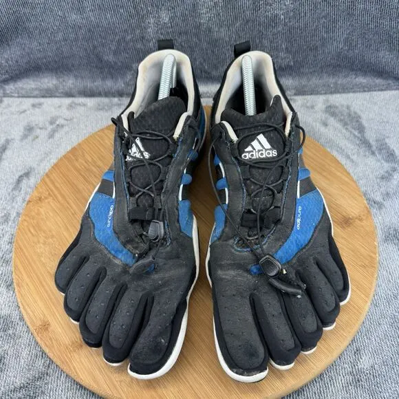 Adidas Mens Adipure Size 13 Shoes Blue Black Barefoot Minimalist Running