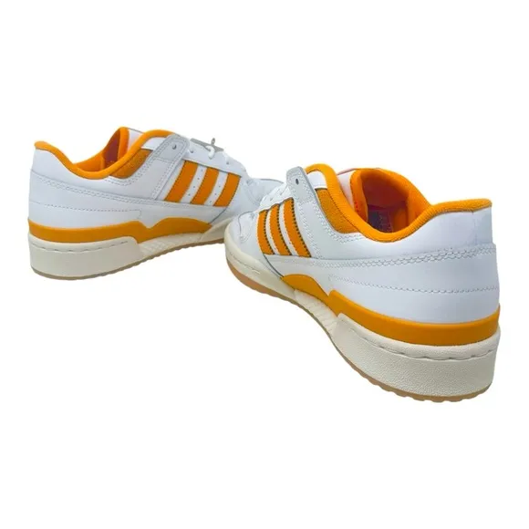 Adidas Men's Forum Low Cl IH7831 White/Black/Orange Gum Size 13
