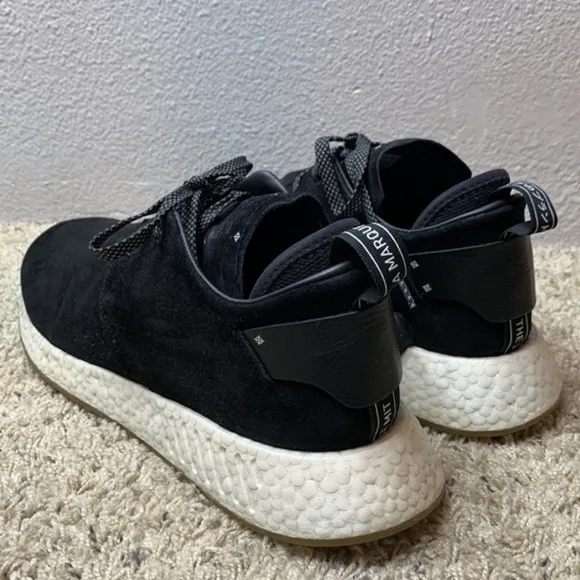 Adidas Men's NMD C2 Black Suede sz 13