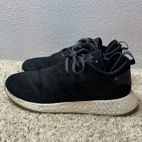 Adidas Men's NMD C2 Black Suede sz 13