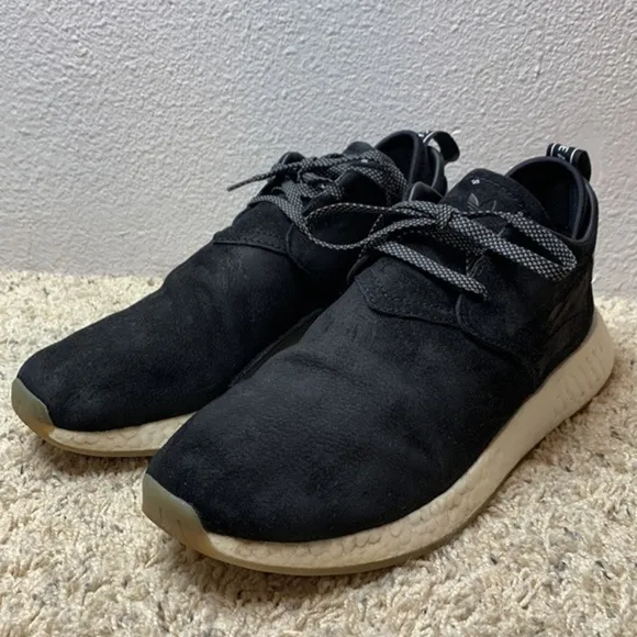 Adidas Men's NMD C2 Black Suede sz 13