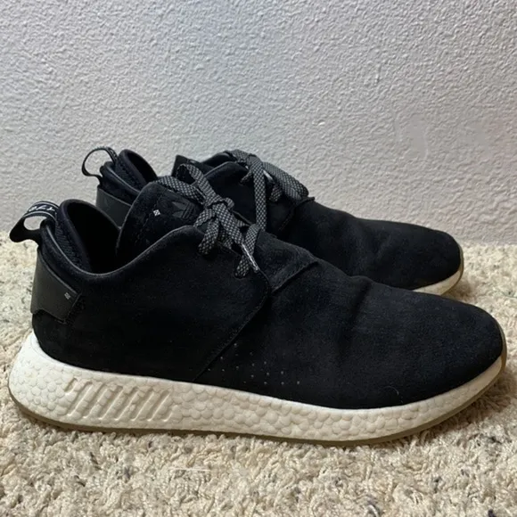 Adidas Men's NMD C2 Black Suede sz 13