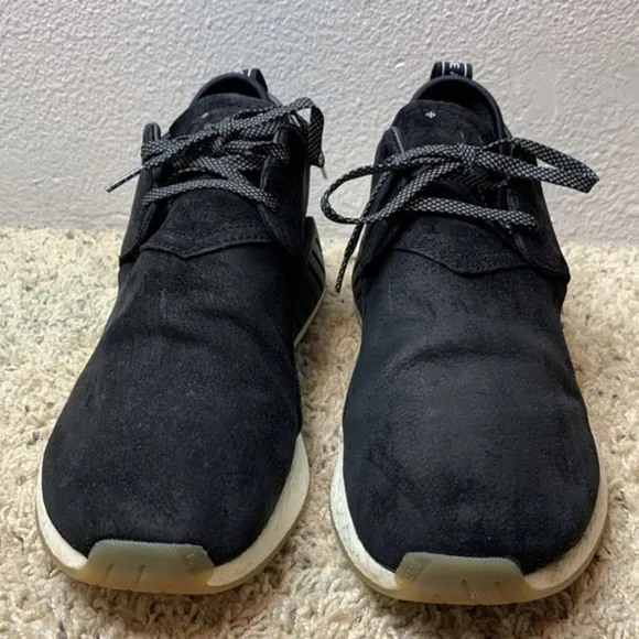 Adidas Men's NMD C2 Black Suede sz 13
