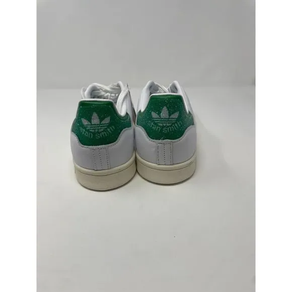 Adidas Men's Originals Stan Smith Crystals Casual Shoes White Green Size 10