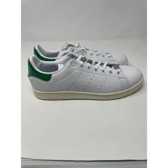 Adidas Men's Originals Stan Smith Crystals Casual Shoes White Green Size 10