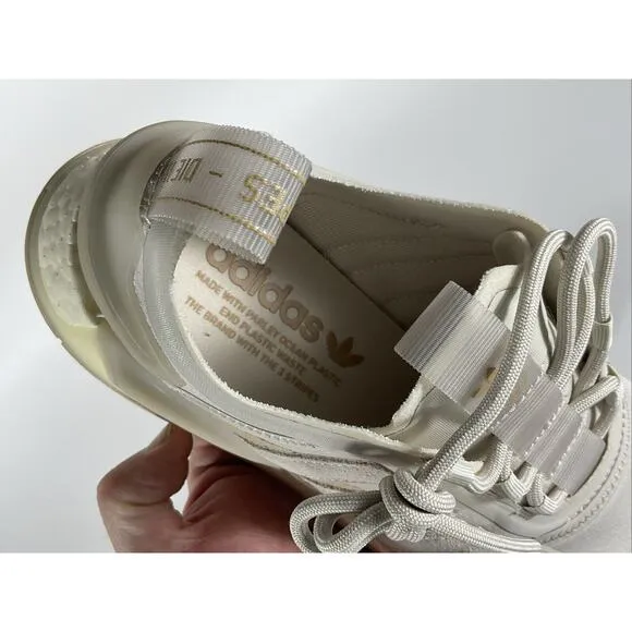 Adidas Men’s Size 8 NMD_V3 BOOST Shoes Alumina Magic Beige HQ8601 NEW