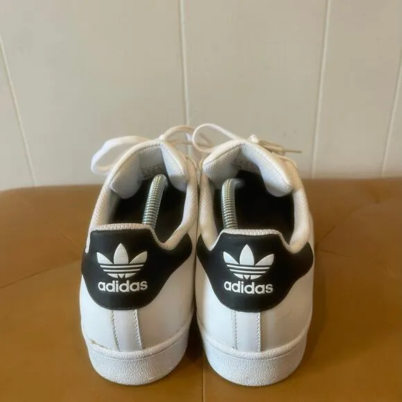 Adidas Mens Superstar ll Shoes Tennis Sneakers Casual Classic Black &amp; White 10.5