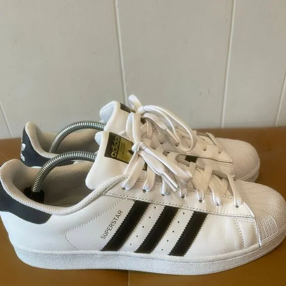Adidas Mens Superstar ll Shoes Tennis Sneakers Casual Classic Black &amp; White 10.5